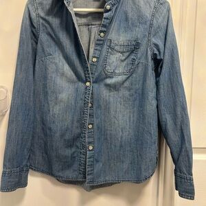 Old Navy Light Blue Denim Shirt